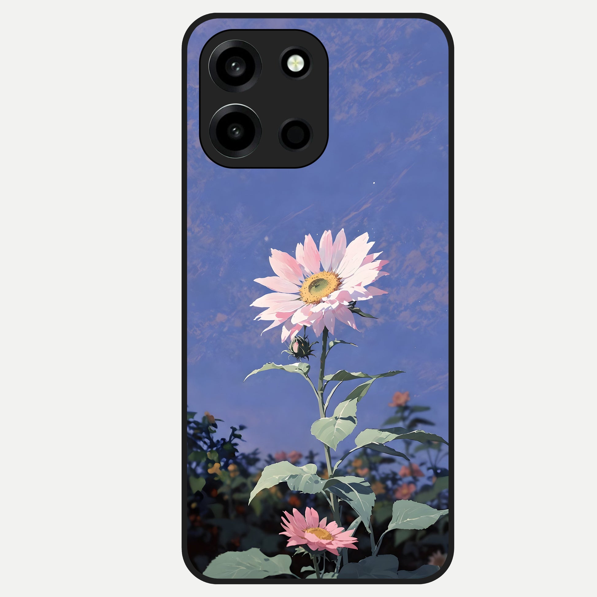  Pink Shells Outline Glass Case For Oneplus Nord 6 back cover – full design glossy printed glass finish