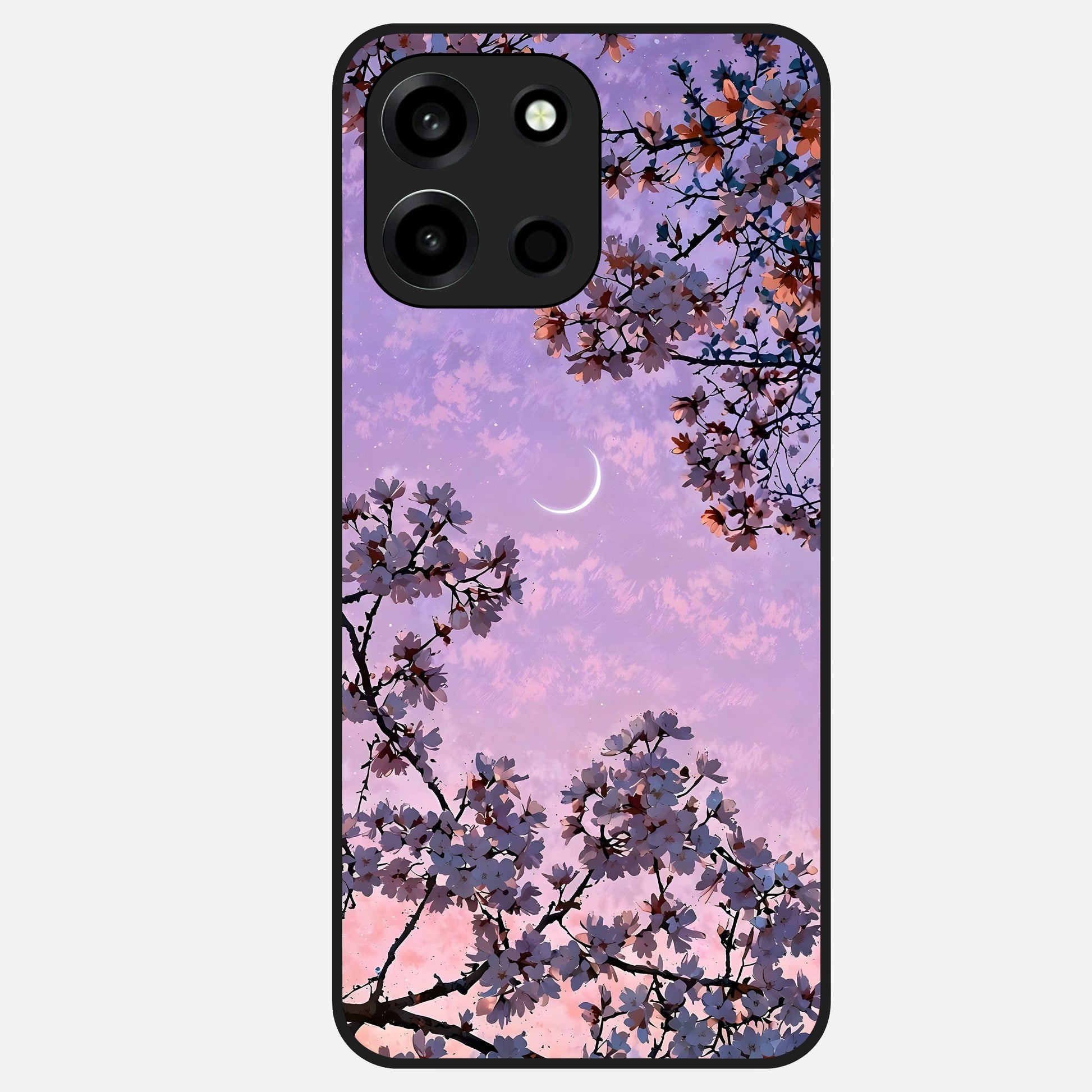  Purple Serenity Moon Glass Case For Oneplus Nord 6 back cover – full design glossy printed glass finish