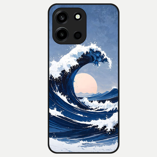  Rising Tide Power Glass Case For Oneplus Nord 6 back cover – full design glossy printed glass finish