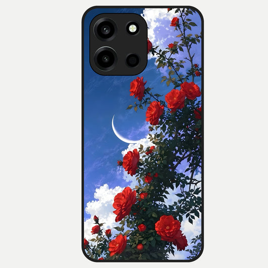  Rose Drift Flowers Glass Case For Oneplus Nord 6 back cover – full design glossy printed glass finish
