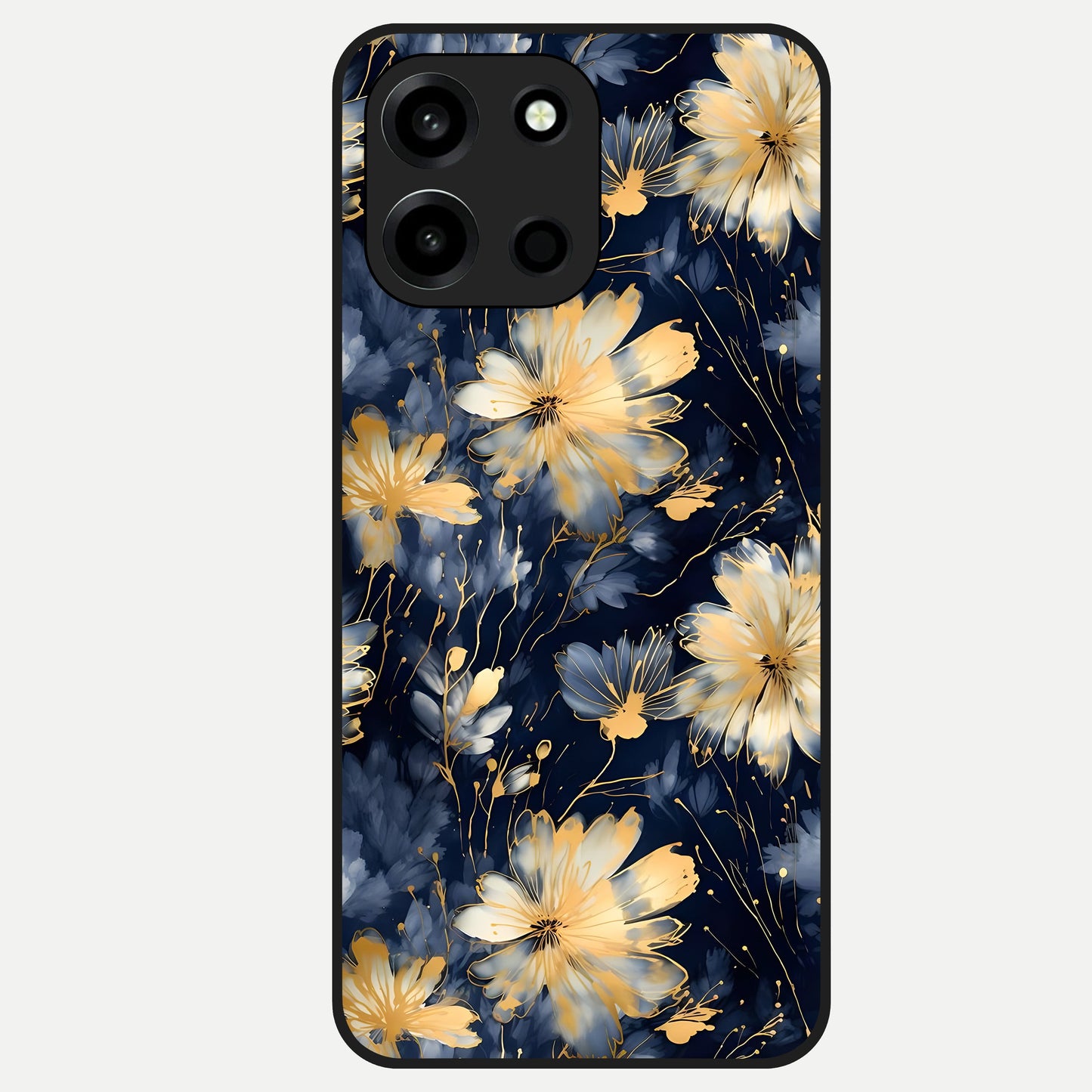  Royal Petal Dream Glass Case For Oneplus Nord 6 back cover – full design glossy printed glass finish