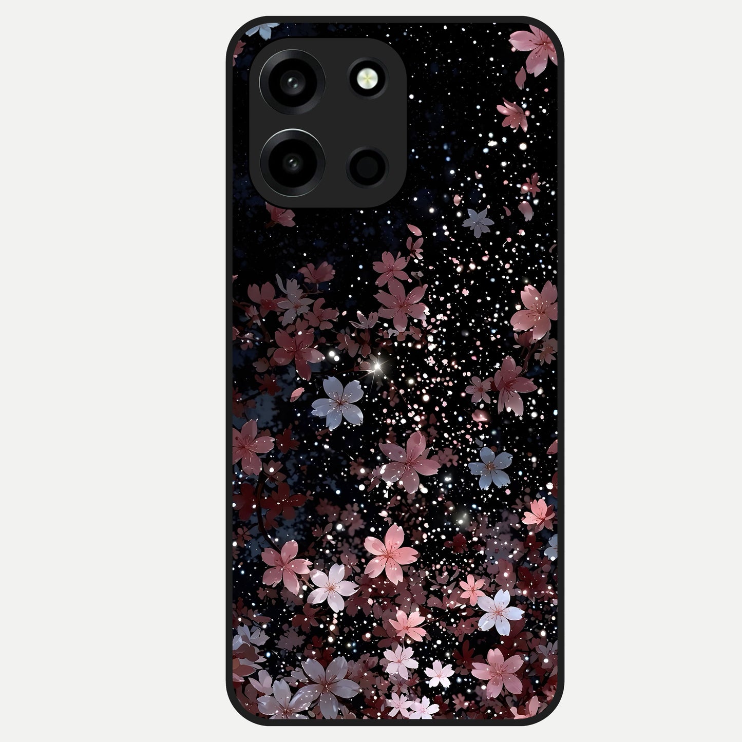  Starlit Flower Dreams Glass Case For Oneplus Nord 6 back cover – full design glossy printed glass finish