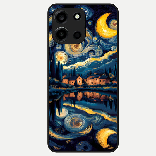  Starry Sky Serenity Glass Case For Oneplus Nord 6 back cover – full design glossy printed glass finish