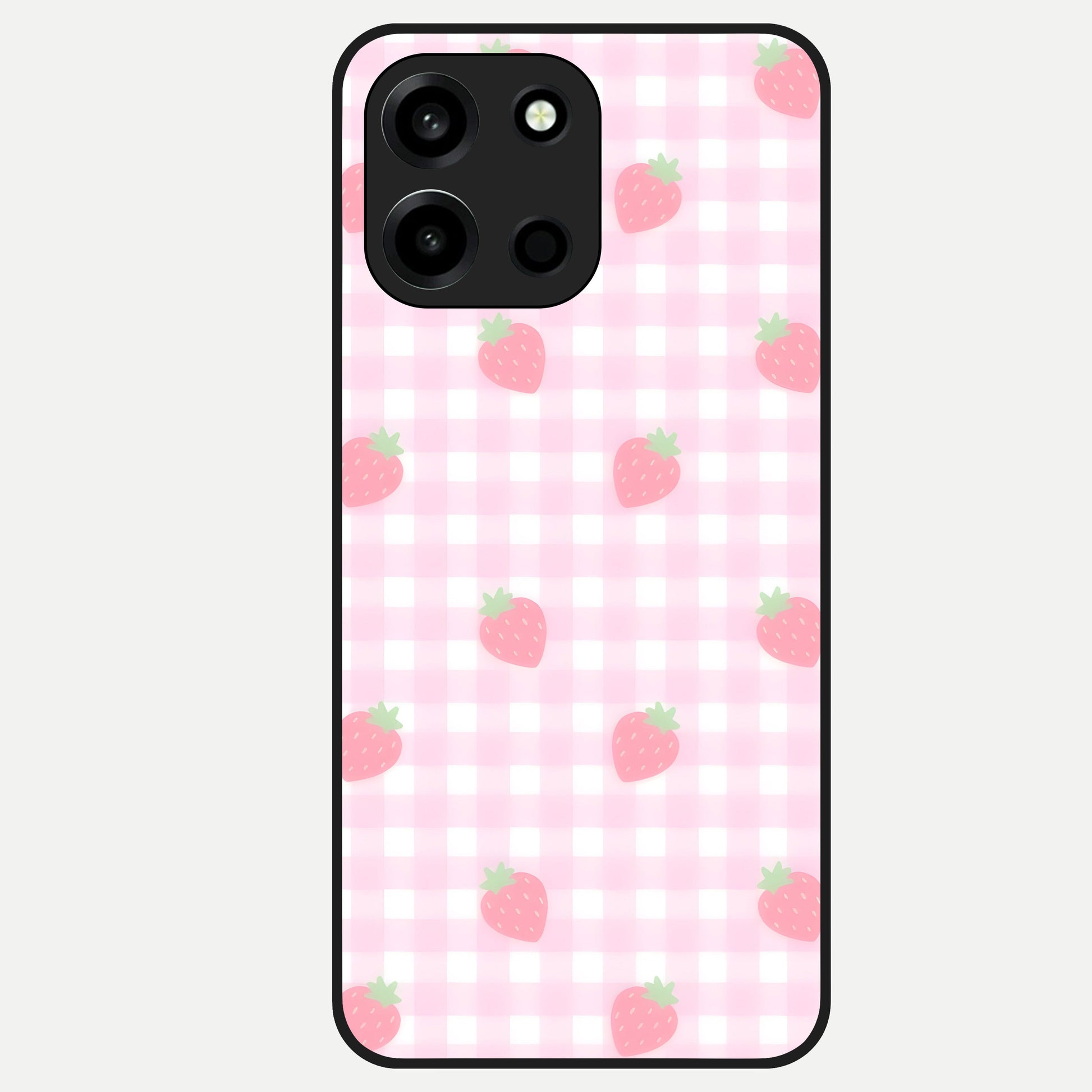  Strawberry Picnic Love Glass Case For Oneplus Nord 6 back cover – full design glossy printed glass finish