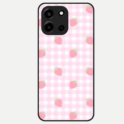  Strawberry Picnic Love Glass Case For Oneplus Nord 6 back cover – full design glossy printed glass finish