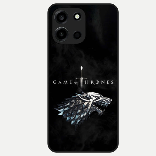  Throne Wolf Legacy Glass Case For Oneplus Nord 6 back cover – full design glossy printed glass finish