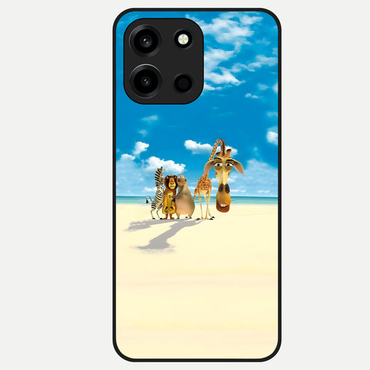 Tropical Fun Squad Glass Case For Oneplus Nord 6 back cover – full design glossy printed glass finish