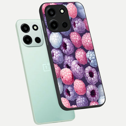  Berry Candy Pop phone case For Oneplus Nord 6 showing premium glass back cover with detailed artwork