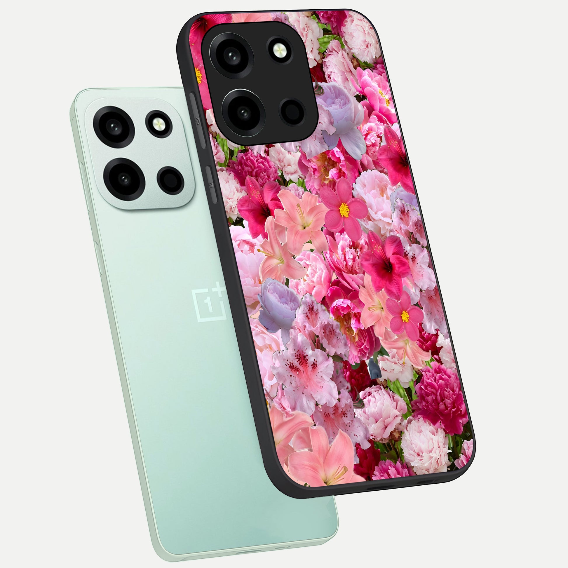  Bloom Crush Fantasy phone case For Oneplus Nord 6 showing premium glass back cover with detailed artwork