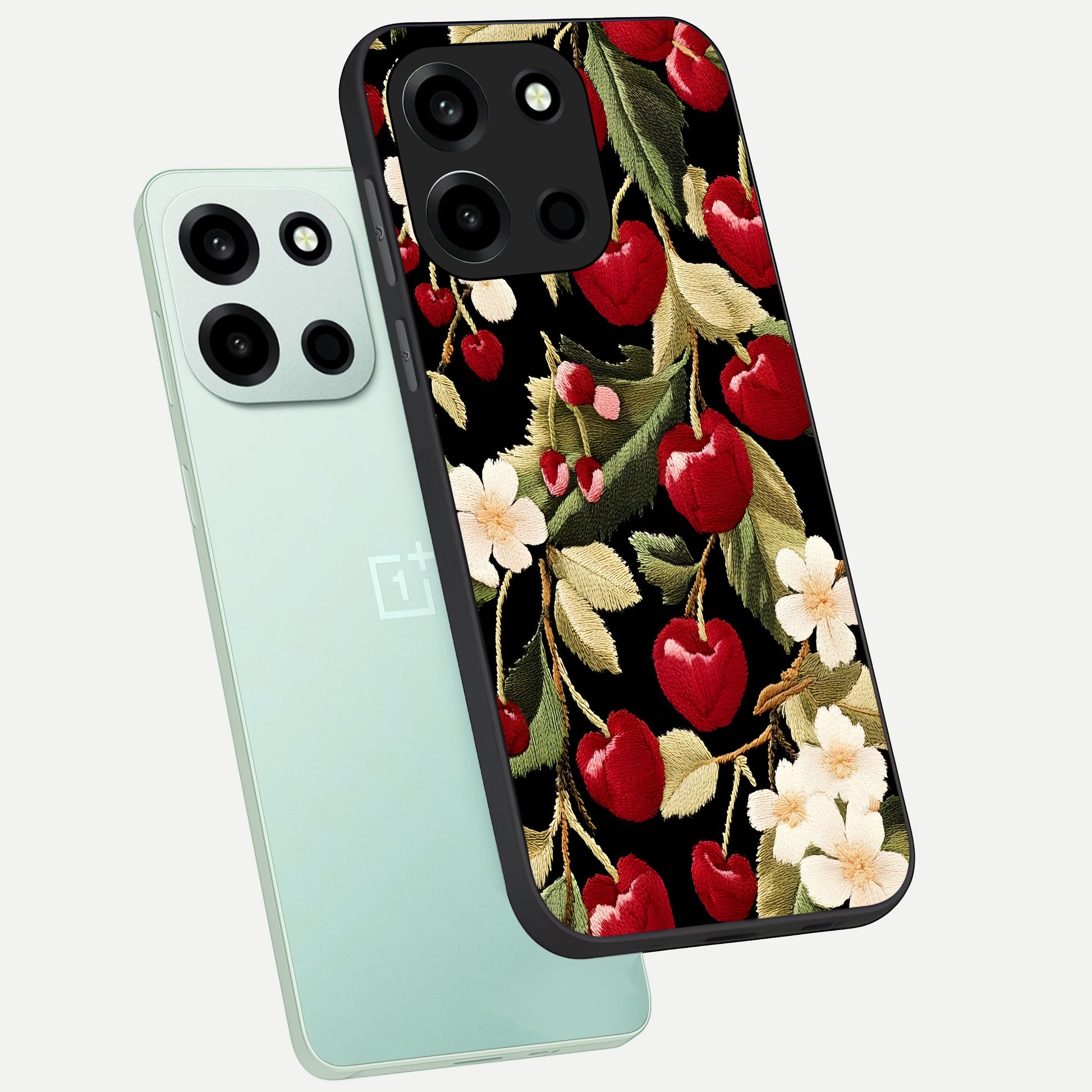  Blooming Spendor Bird phone case For Oneplus Nord 6 showing premium glass back cover with detailed artwork