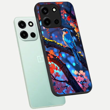  Blooming Water Drift phone case For Oneplus Nord 6 showing premium glass back cover with detailed artwork