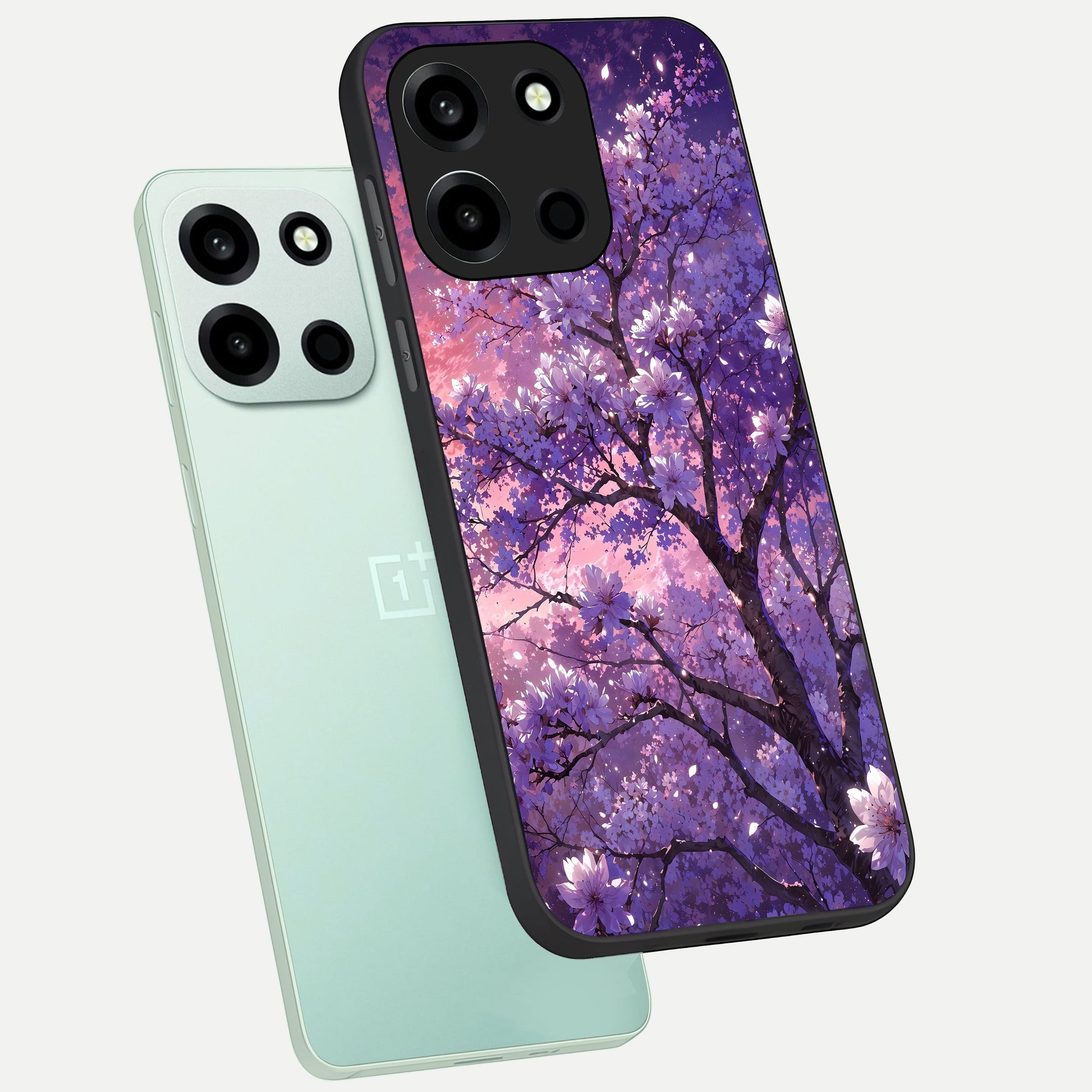  Blossom Tree phone case For Oneplus Nord 6 showing premium glass back cover with detailed artwork