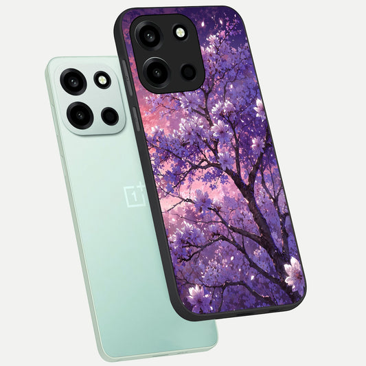  Blossom Tree phone case For Oneplus Nord 6 showing premium glass back cover with detailed artwork