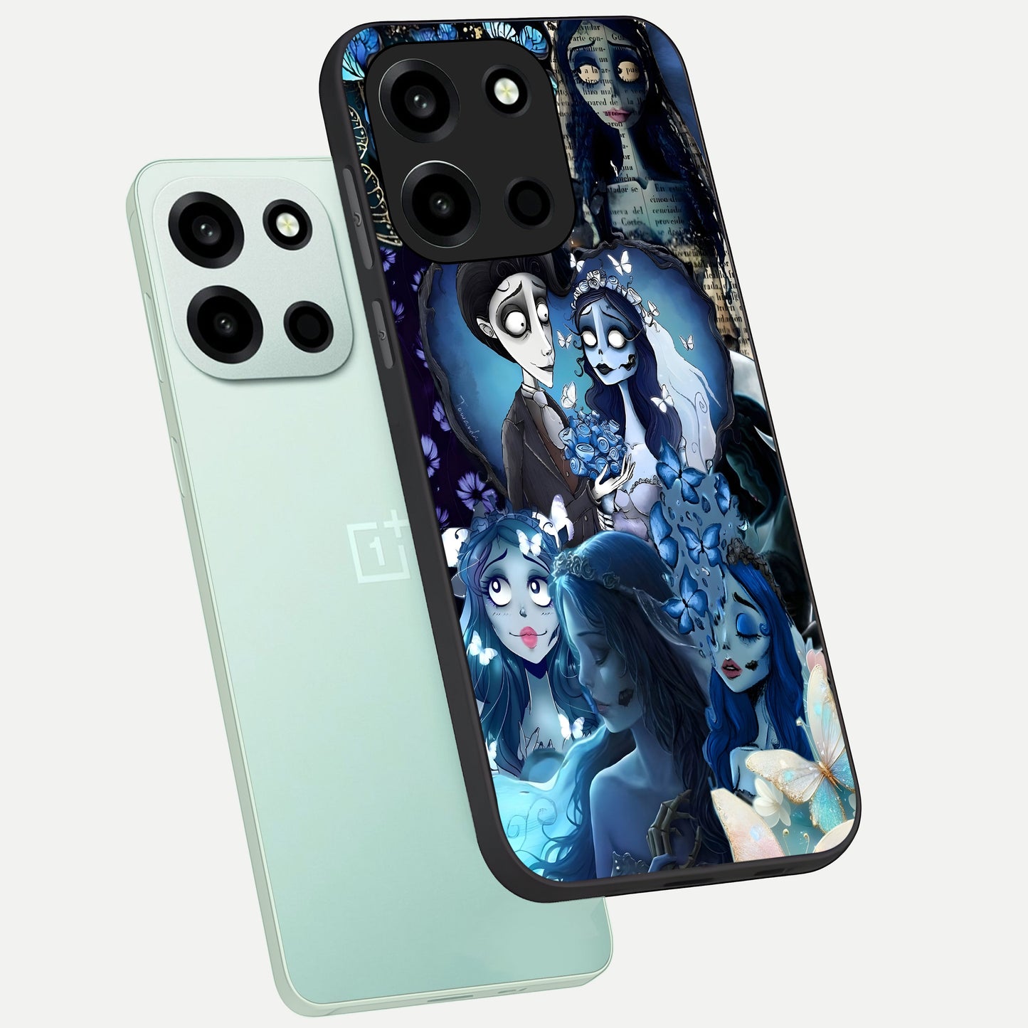  Butterfly Ghost Soul phone case For Oneplus Nord 6 showing premium glass back cover with detailed artwork