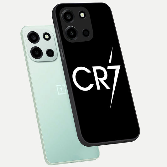  CR7 Elite Strike phone case For Oneplus Nord 6 showing premium glass back cover with detailed artwork