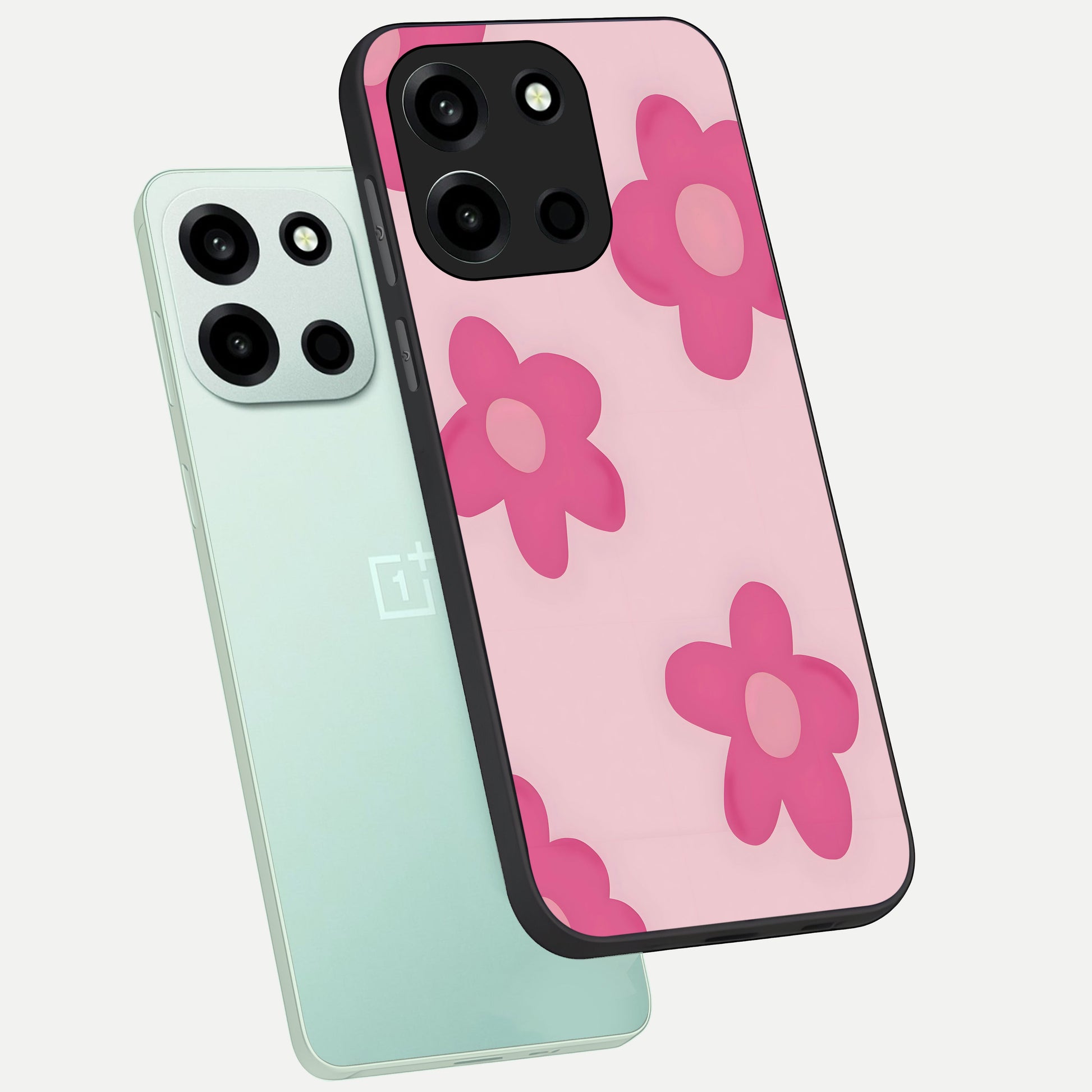  Candy Bloom Dreams phone case For Oneplus Nord 6 showing premium glass back cover with detailed artwork