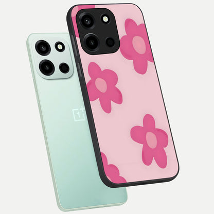  Candy Bloom Dreams phone case For Oneplus Nord 6 showing premium glass back cover with detailed artwork