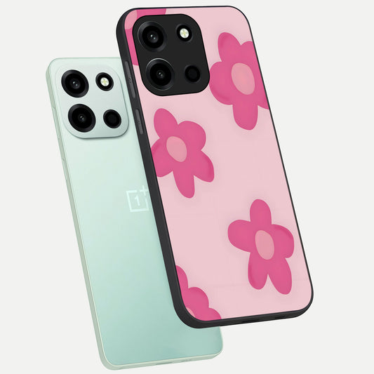  Candy Bloom Dreams phone case For Oneplus Nord 6 showing premium glass back cover with detailed artwork
