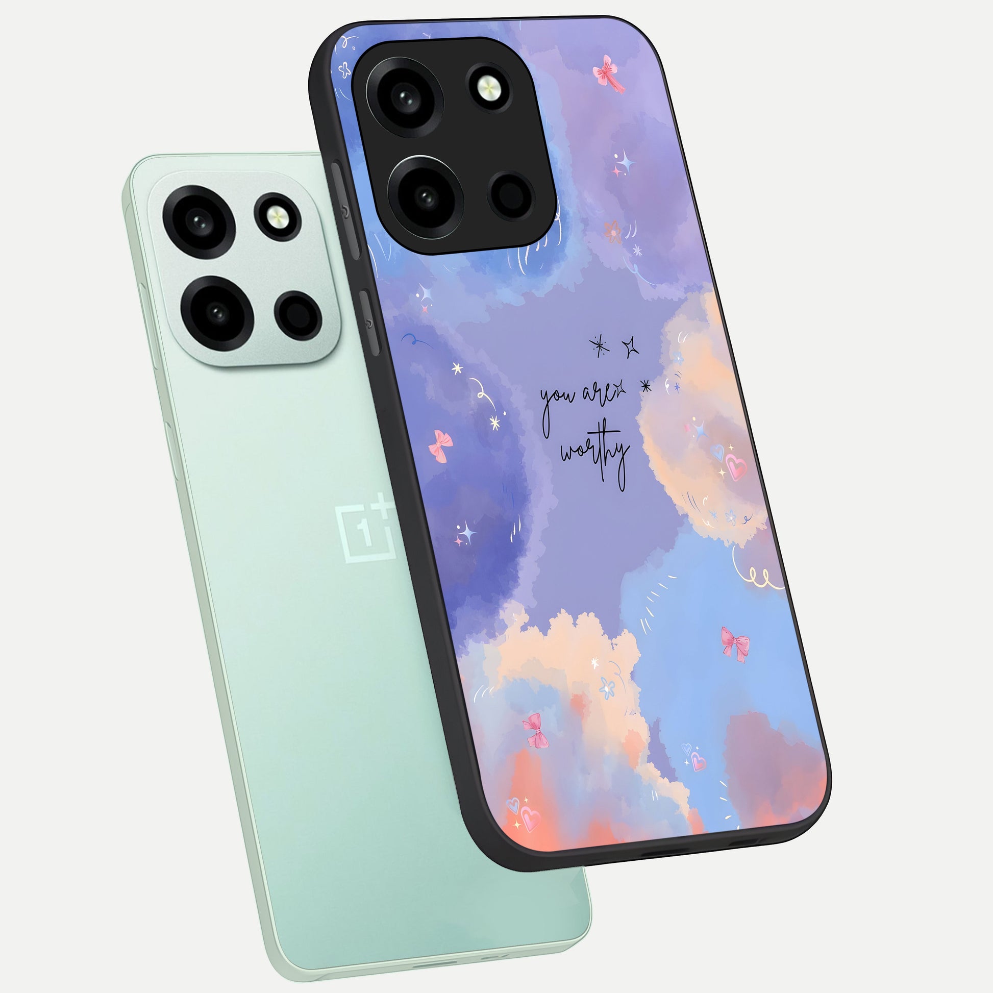  Celestial Cloud Magic phone case For Oneplus Nord 6 showing premium glass back cover with detailed artwork