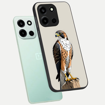  Clever Eagle phone case For Oneplus Nord 6 showing premium glass back cover with detailed artwork