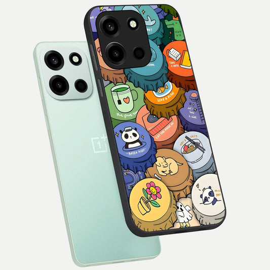  Coins Patterns phone case For Oneplus Nord 6 showing premium glass back cover with detailed artwork