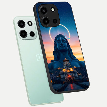  Eternal Shiva Aura phone case For Oneplus Nord 6 showing premium glass back cover with detailed artwork