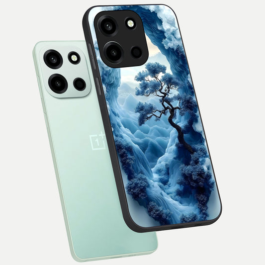  Frozen Serenity Gate phone case For Oneplus Nord 6 showing premium glass back cover with detailed artwork