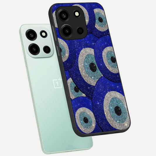  Galaxy Eye Flow phone case For Oneplus Nord 6 showing premium glass back cover with detailed artwork