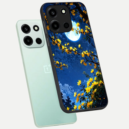  Golden Night Glow phone case For Oneplus Nord 6 showing premium glass back cover with detailed artwork