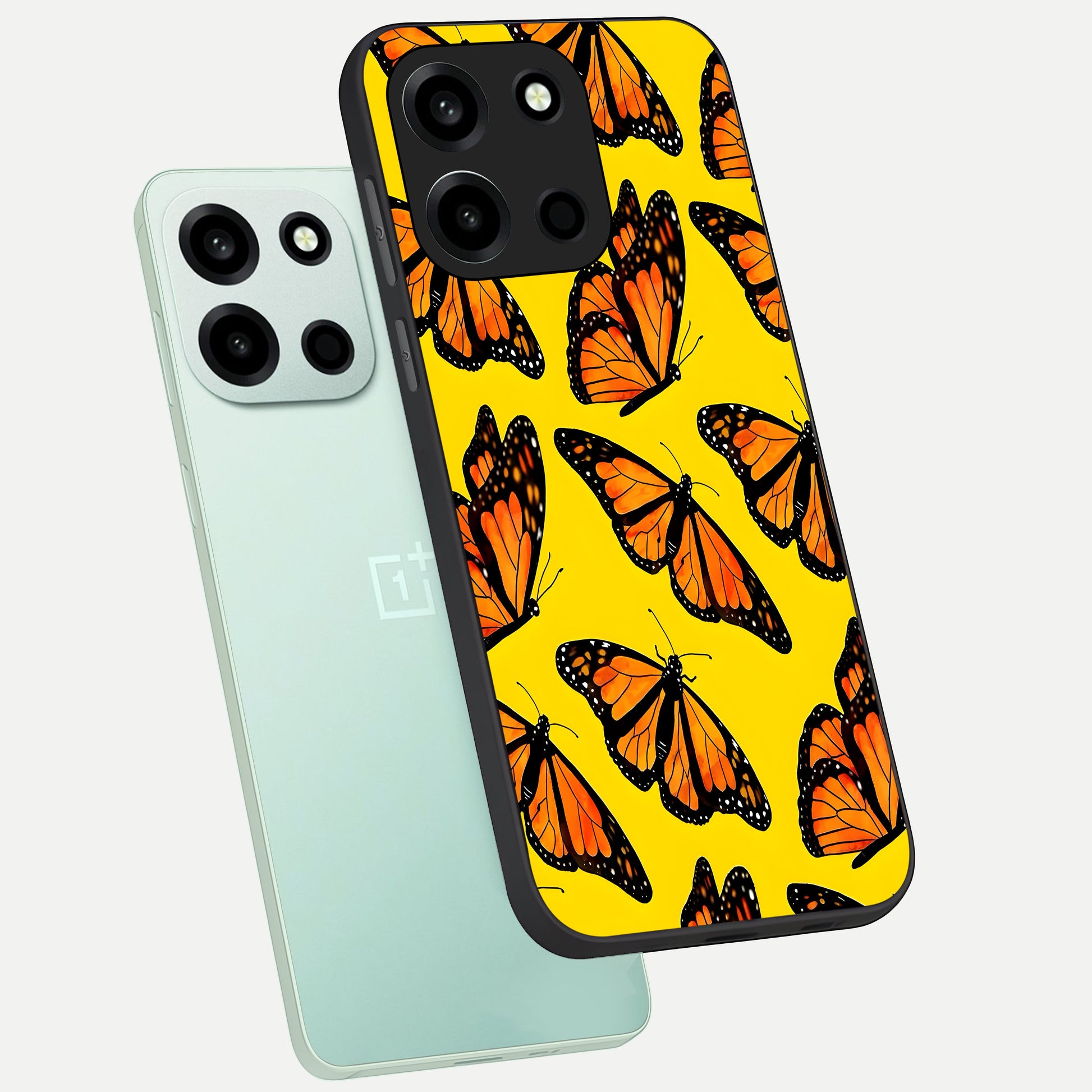  Golden Wing Flight phone case For Oneplus Nord 6 showing premium glass back cover with detailed artwork