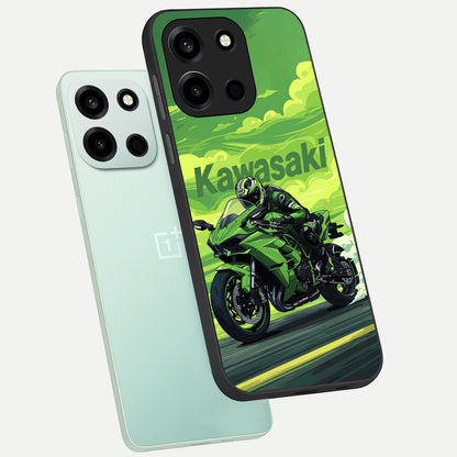  Greenery Sky phone case For Oneplus Nord 6 showing premium glass back cover with detailed artwork