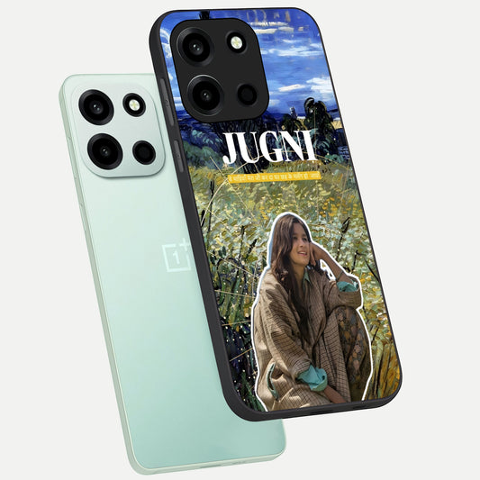  Jugni Soul Vibes phone case For Oneplus Nord 6 showing premium glass back cover with detailed artwork