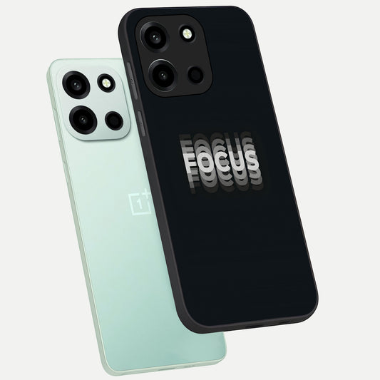  Mono Focus Vision phone case For Oneplus Nord 6 showing premium glass back cover with detailed artwork