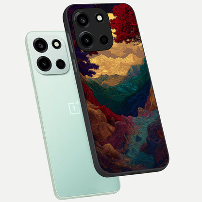  Mystic Valley Light phone case For Oneplus Nord 6 showing premium glass back cover with detailed artwork