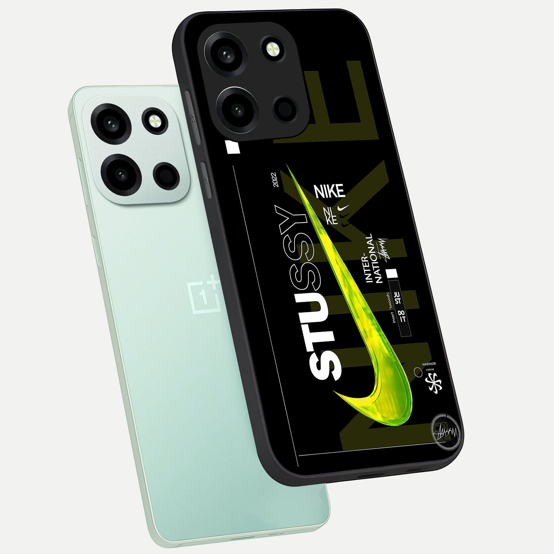  Neon Street Edition phone case For Oneplus Nord 6 showing premium glass back cover with detailed artwork