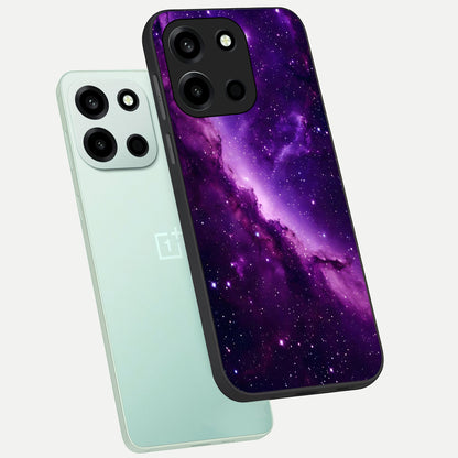 Purple Shade Sky phone case For Oneplus Nord 6 showing premium glass back cover with detailed artwork