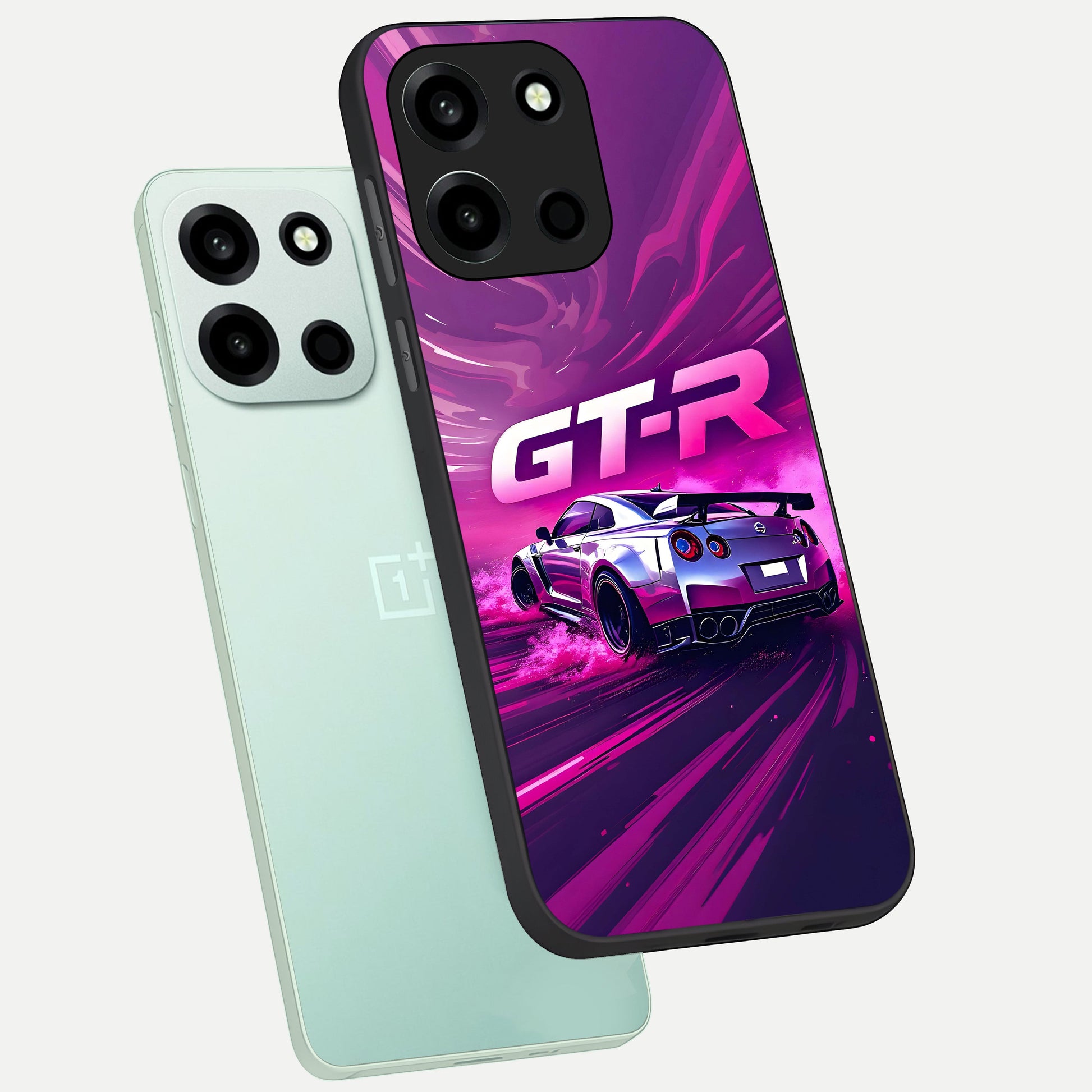  Speed Drift Legend phone case For Oneplus Nord 6 showing premium glass back cover with detailed artwork