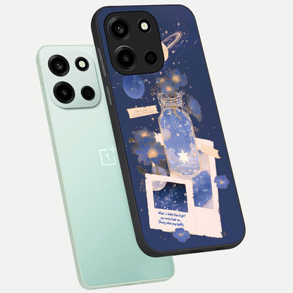  Starlit Cosmic Jar phone case For Oneplus Nord 6 showing premium glass back cover with detailed artwork