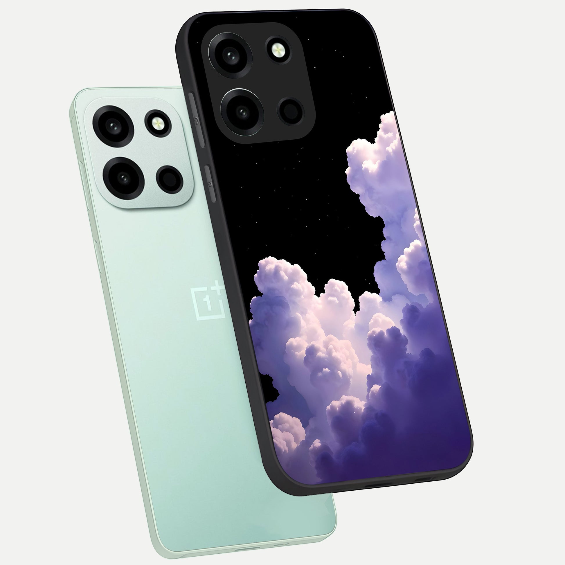  Starlit Night Whispers phone case For Oneplus Nord 6 showing premium glass back cover with detailed artwork