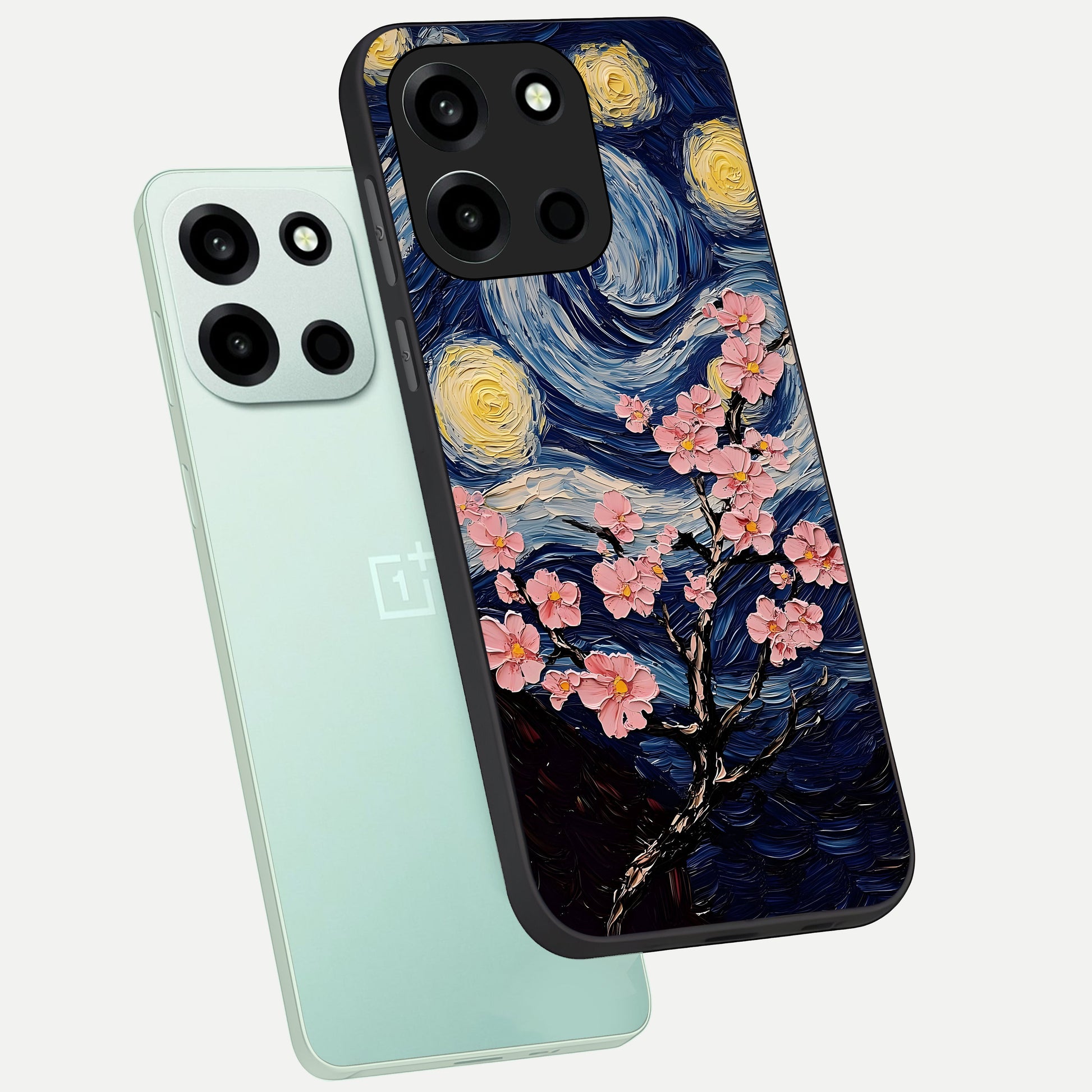  Van Gogh Scenery phone case For Oneplus Nord 6 showing premium glass back cover with detailed artwork