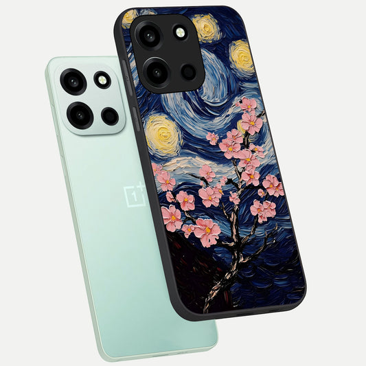  Van Gogh Scenery phone case For Oneplus Nord 6 showing premium glass back cover with detailed artwork