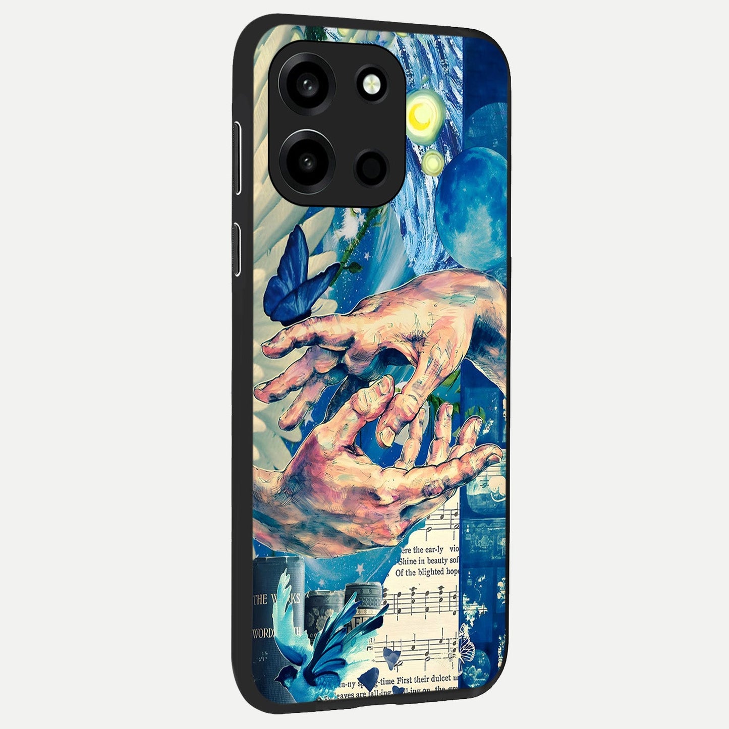  Aesthetic Divider back cover For Oneplus Nord 6 slim fit glass case with vibrant aesthetic design