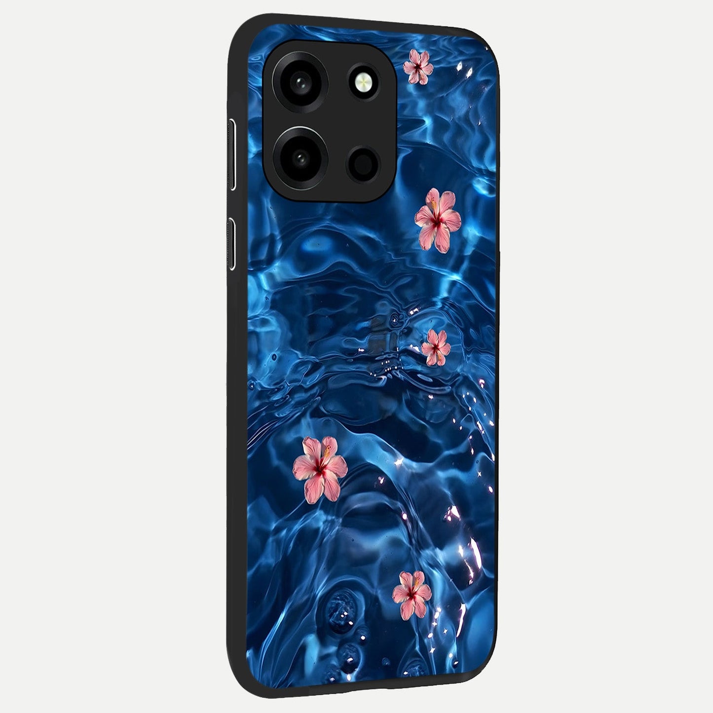  Bloom Thread Art back cover For Oneplus Nord 6 slim fit glass case with vibrant aesthetic design