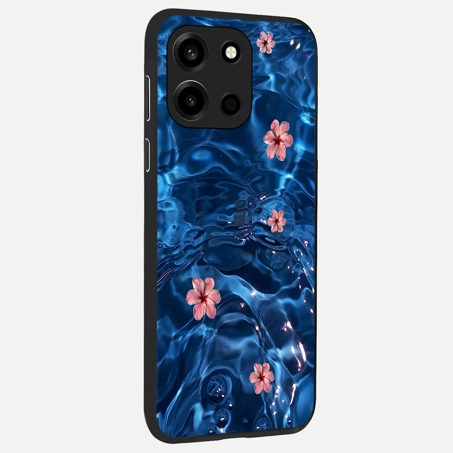  Bloom Thread Art back cover For Oneplus Nord 6 slim fit glass case with vibrant aesthetic design