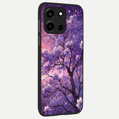  Blossom Tree back cover For Oneplus Nord 6 slim fit glass case with vibrant aesthetic design