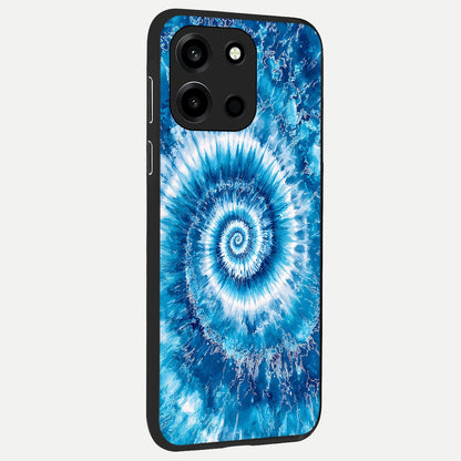  Blue Galaxy Wave back cover For Oneplus Nord 6 slim fit glass case with vibrant aesthetic design