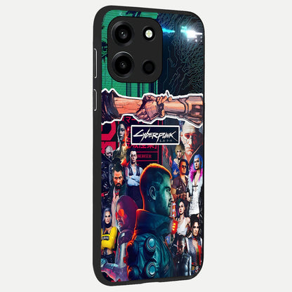  CYBERPUNK Legacy back cover For Oneplus Nord 6 slim fit glass case with vibrant aesthetic design