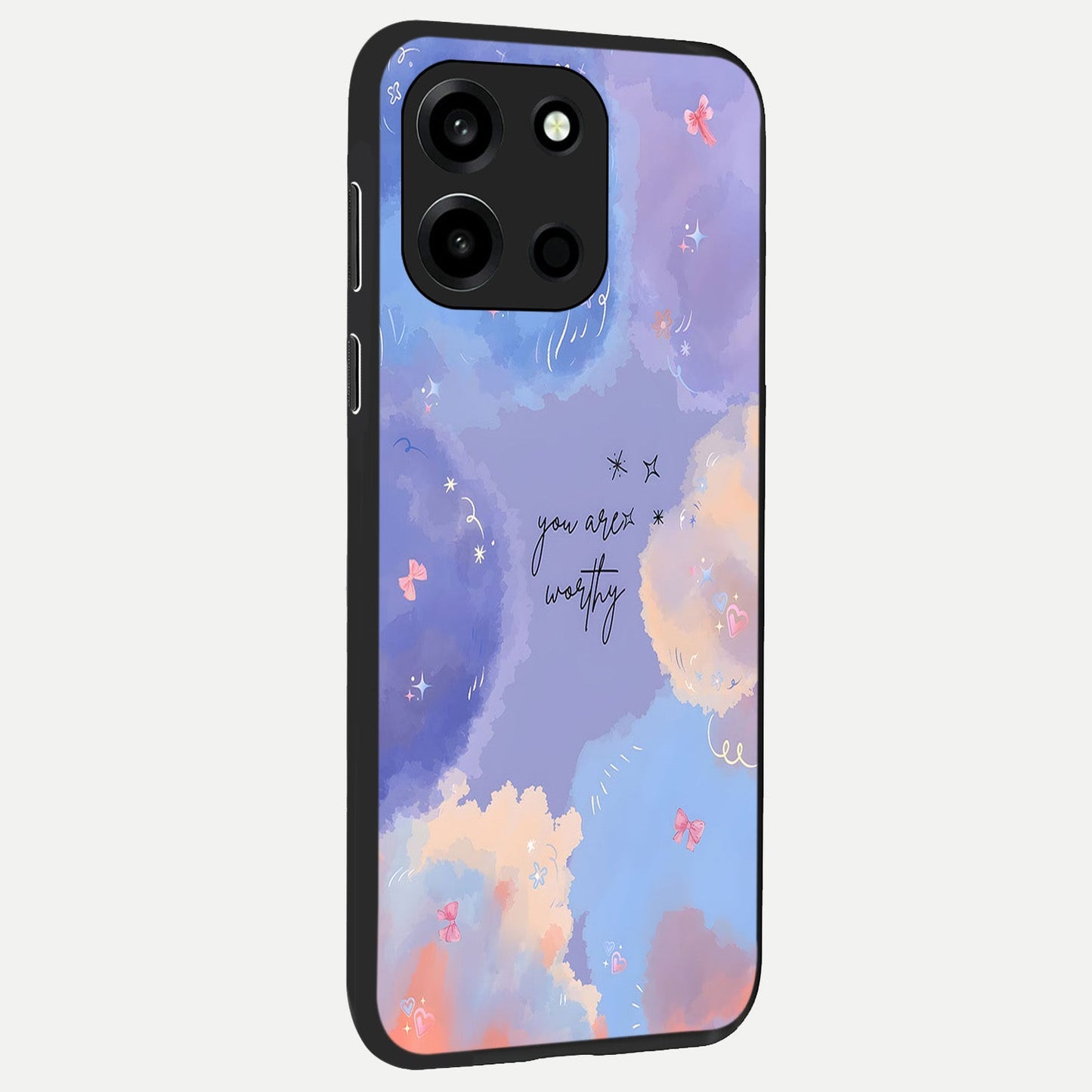 Celestial Cloud Magic back cover For Oneplus Nord 6 slim fit glass case with vibrant aesthetic design