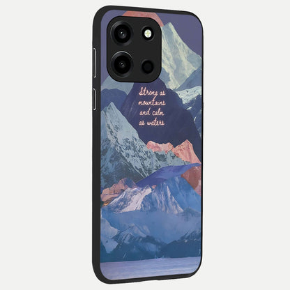  Celestial Mountain Calm back cover For Oneplus Nord 6 slim fit glass case with vibrant aesthetic design