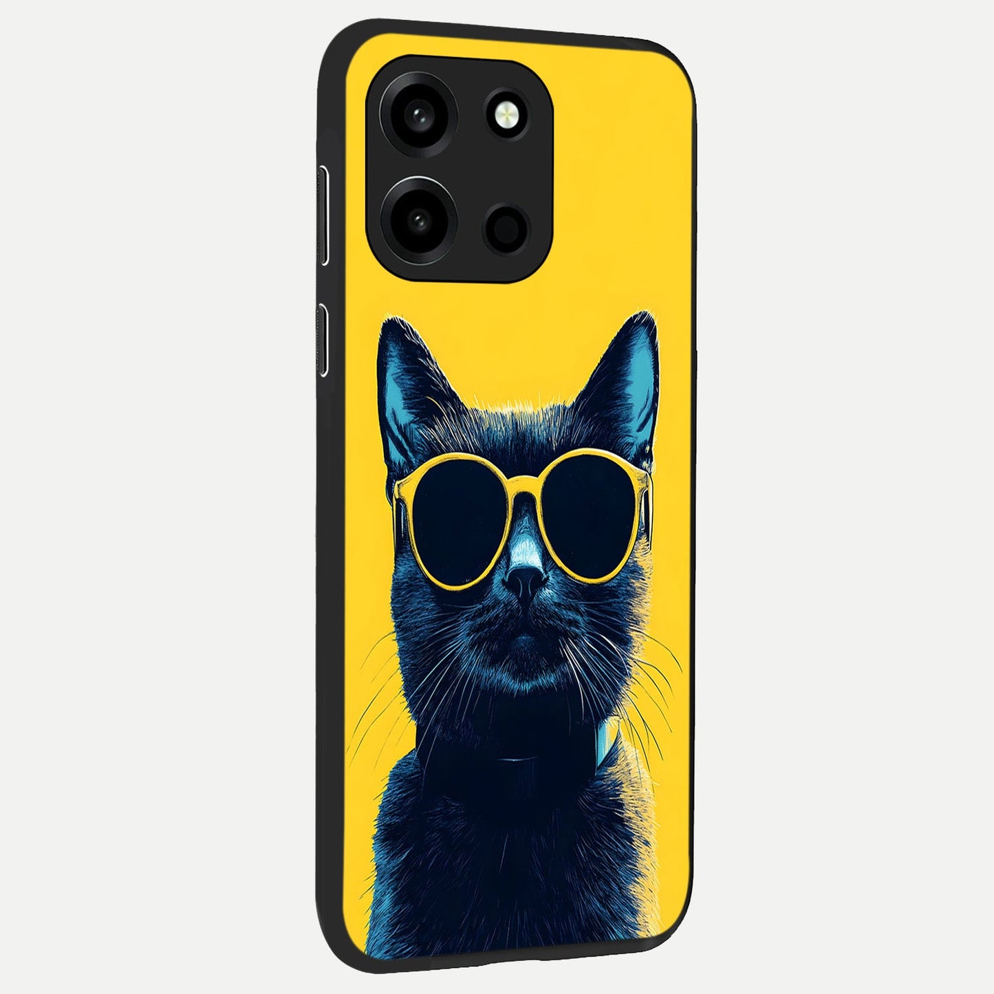  Cool Cat Vibes back cover For Oneplus Nord 6 slim fit glass case with vibrant aesthetic design